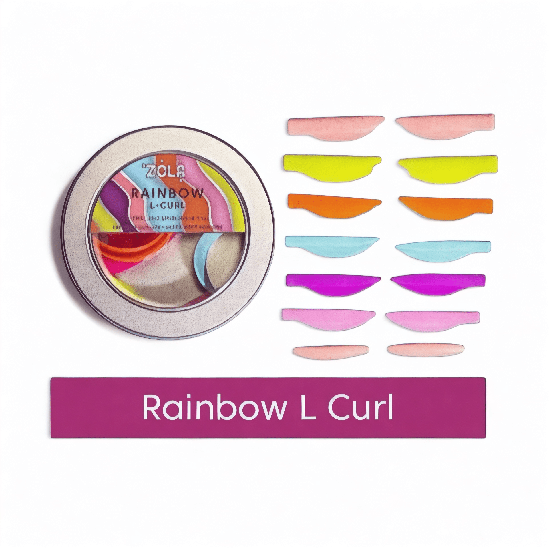 Moldes para lifting de pestañas ZOLA. CANDY EXTREME CURL, CLOUD PADS e EXTRA CURL - Top Pestañaszola