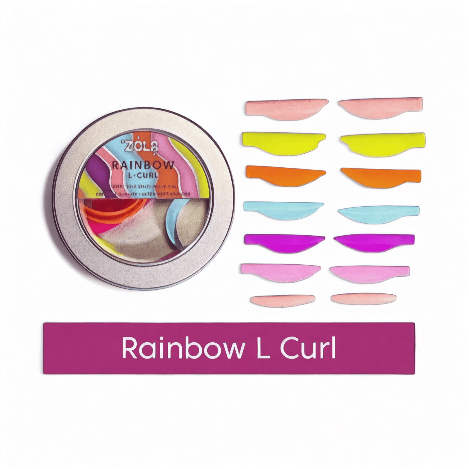 Moldes para lifting de pestañas ZOLA. CANDY EXTREME CURL, CLOUD PADS e EXTRA CURL - Top Pestañaszola