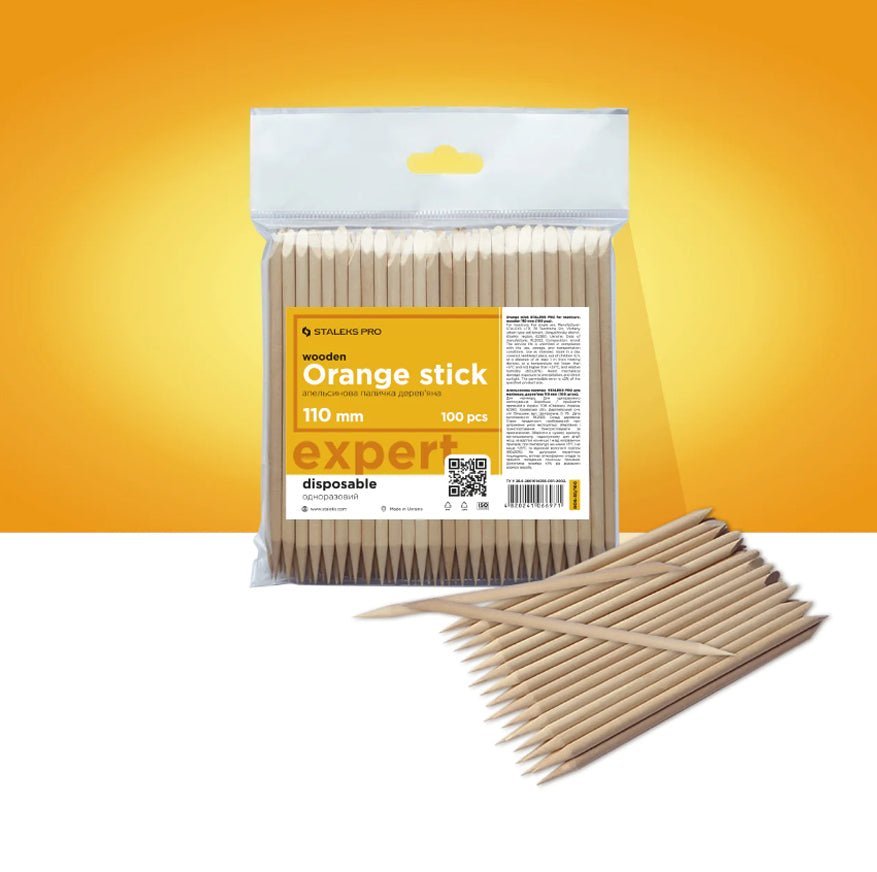 Palo De Naranjo STALEKS PRO Para Manicura 110 Mm (100 Pcs) Staleks - Top PestañasStaleks
