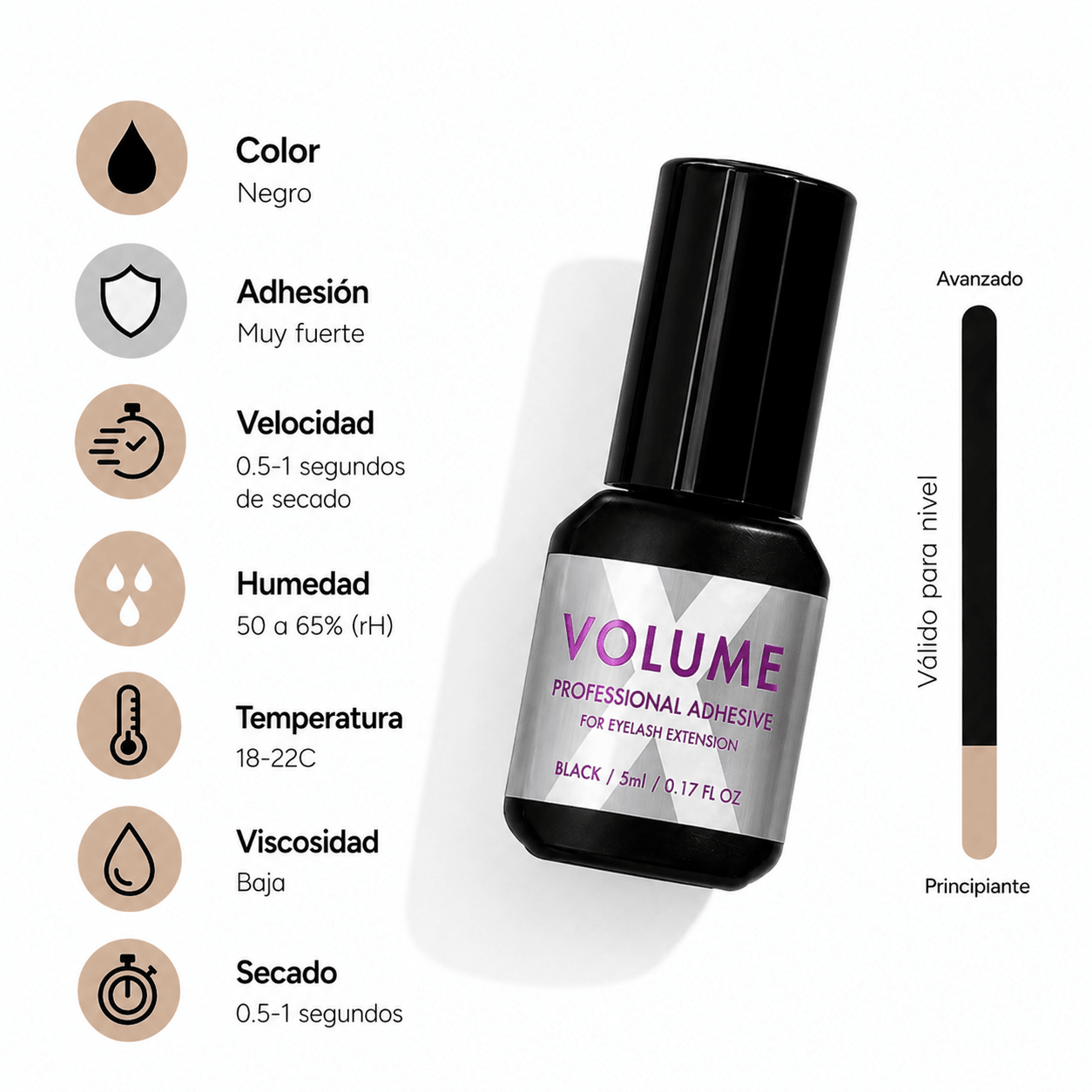 Pegamento Beautier Volume X series 5ml, - Top PestañasBeautier