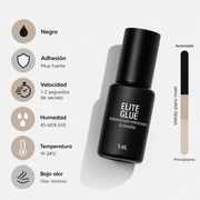 Pegamento Elite Glue Secado de 1 a 2 seg Beauty lash — beauty lash