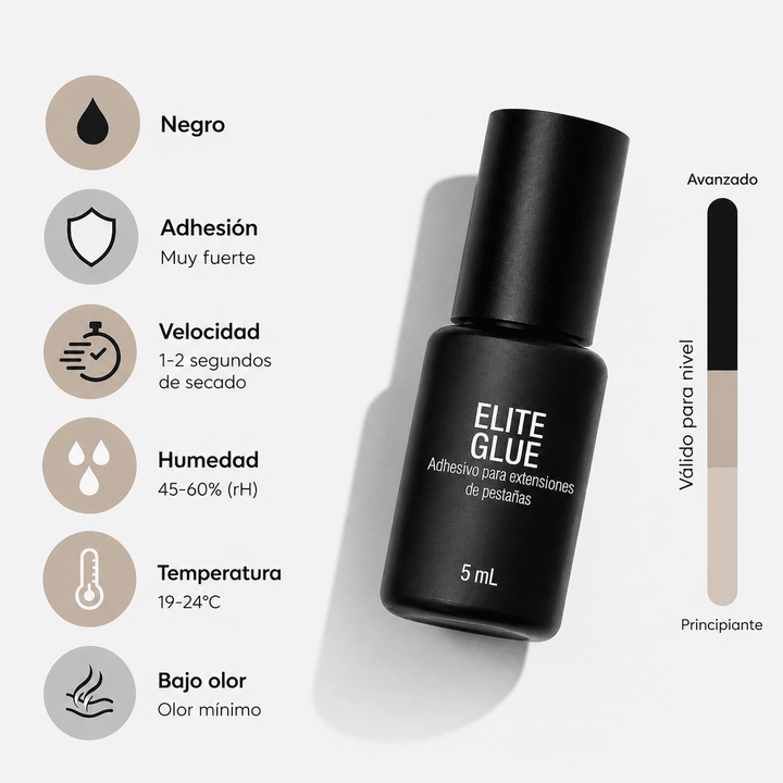 Pegamento Elite Glue Secado de 1 a 2 seg Beauty lash - Top Pestañasbeauty lash