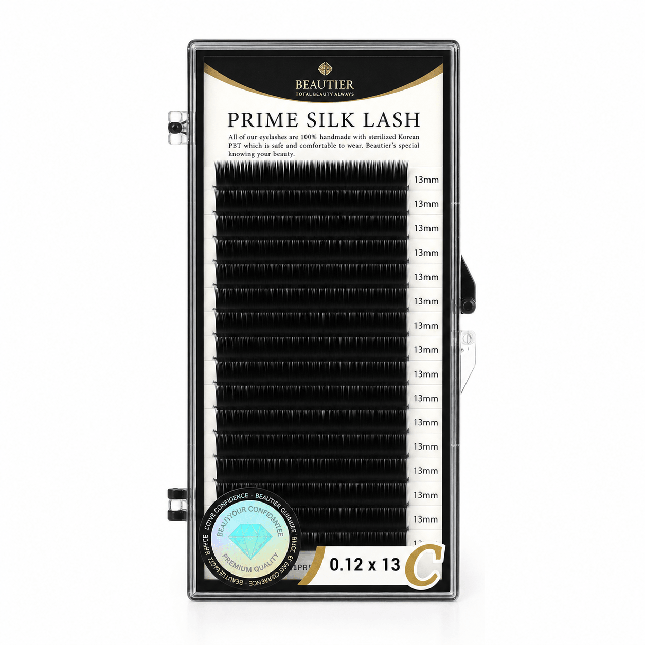 Pelo a Pelo 0,12 grosor "Beautier Prime Silk" (16 filas) - Top PestañasBeautier