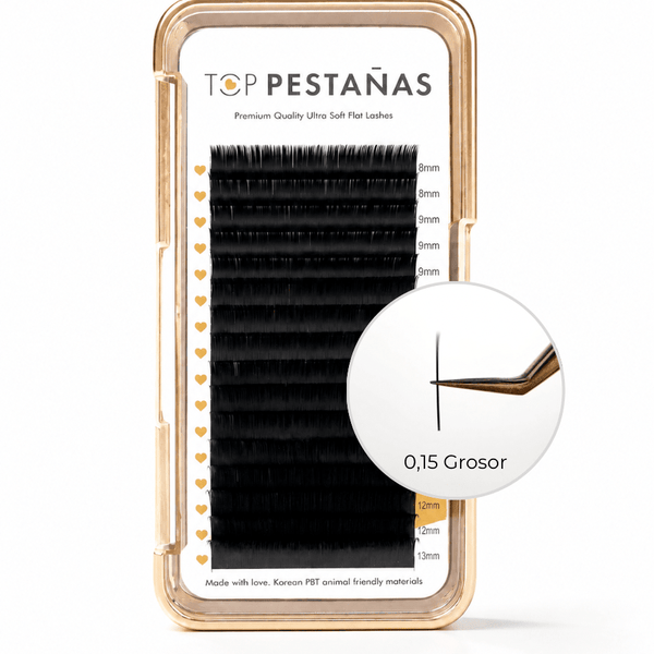 Pestañas Flat Top Pestañas – Suaves y Mates