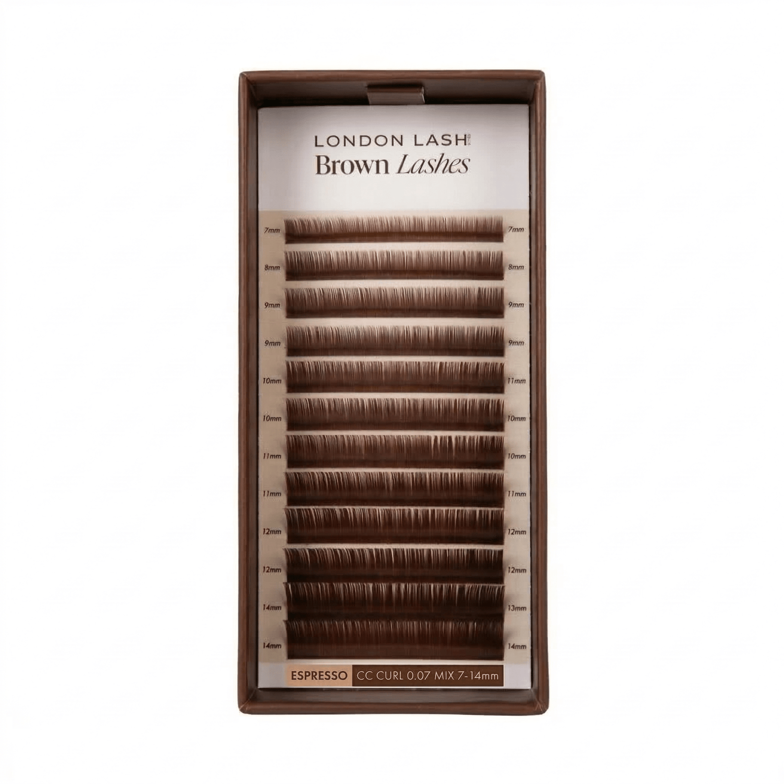 Pestañas Marrones - Espresso London lash - Top PestañasLondon Lash Pro