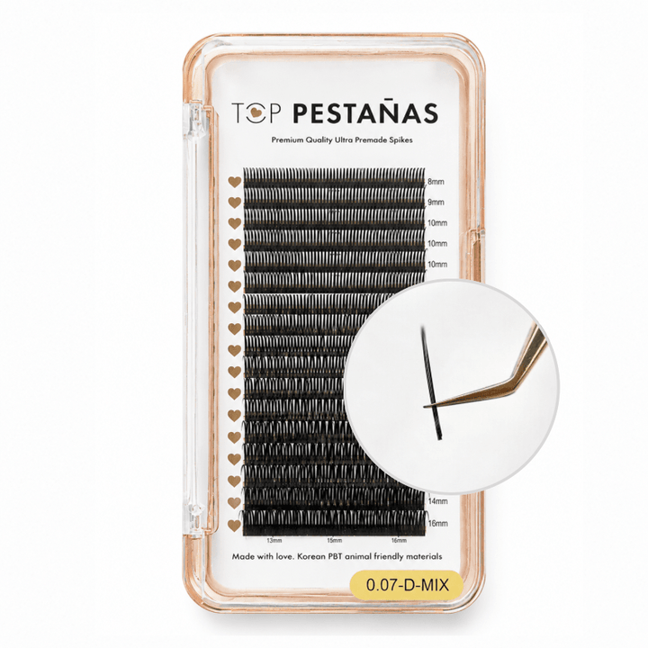 Pestañas “Premade Spikes” espigas premontadas efecto Wispy, Top pestañas - Top PestañasTop Pestañas
