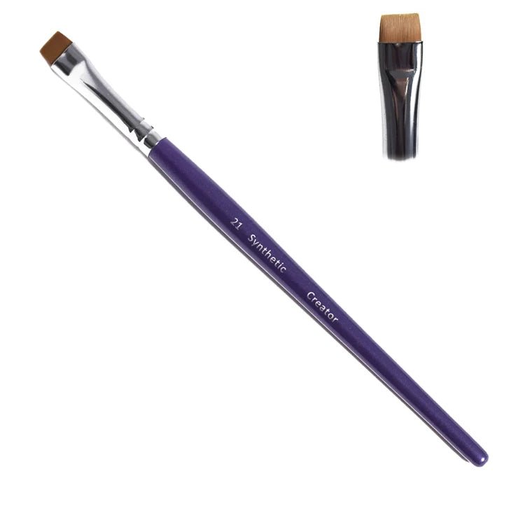 Pincel Synthetic Creator N21 para el mapeo, el tinte y henna de cejas - Top PestañasSynthetic creator