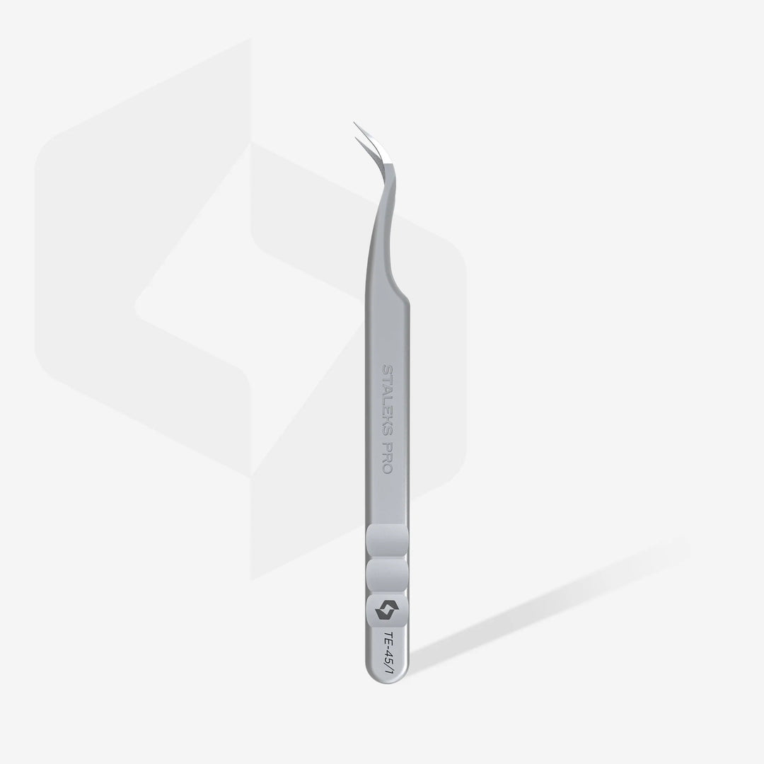 Pinza para pestañas fiber type EXPERT 45 TYPE 1 - Top PestañasStaleks