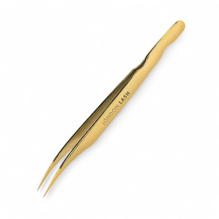 Pinzas Anguladas de Aislamiento para Extensiones de Pestañas London Lash - Top PestañasLondon Lash Pro