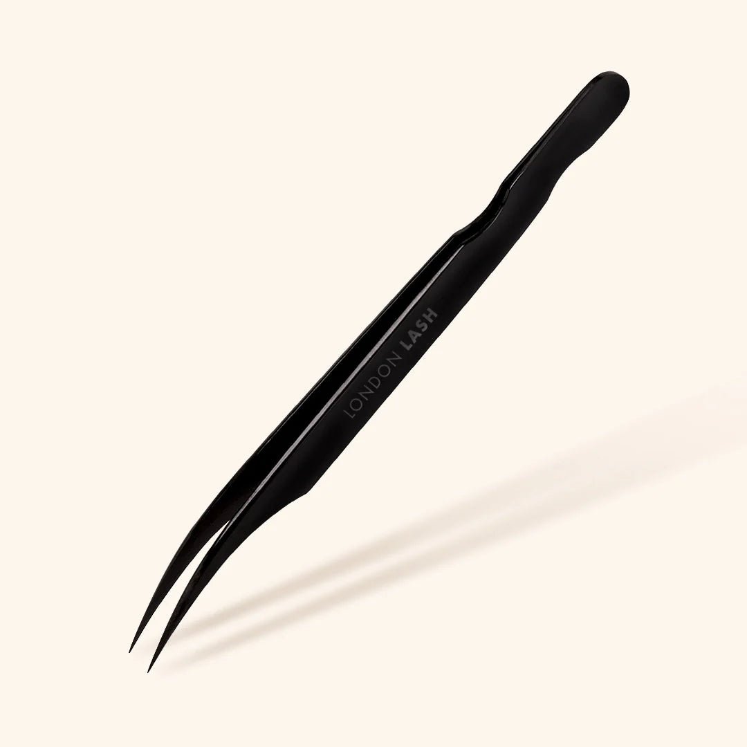 Pinzas Anguladas de Aislamiento para Extensiones de Pestañas London Lash - Top PestañasLondon Lash Pro