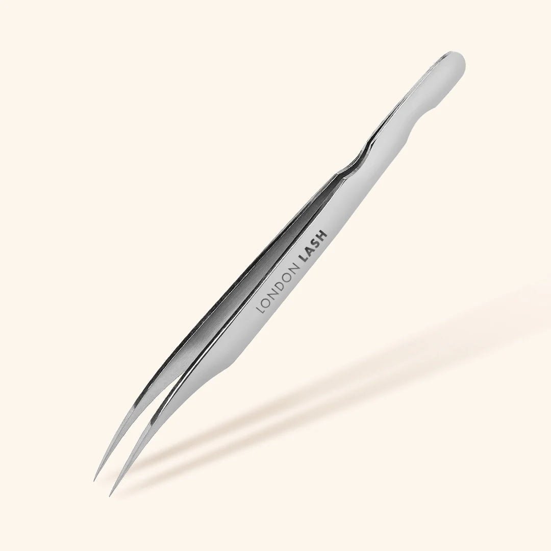 Pinzas Anguladas de Aislamiento para Extensiones de Pestañas London Lash - Top PestañasLondon Lash Pro
