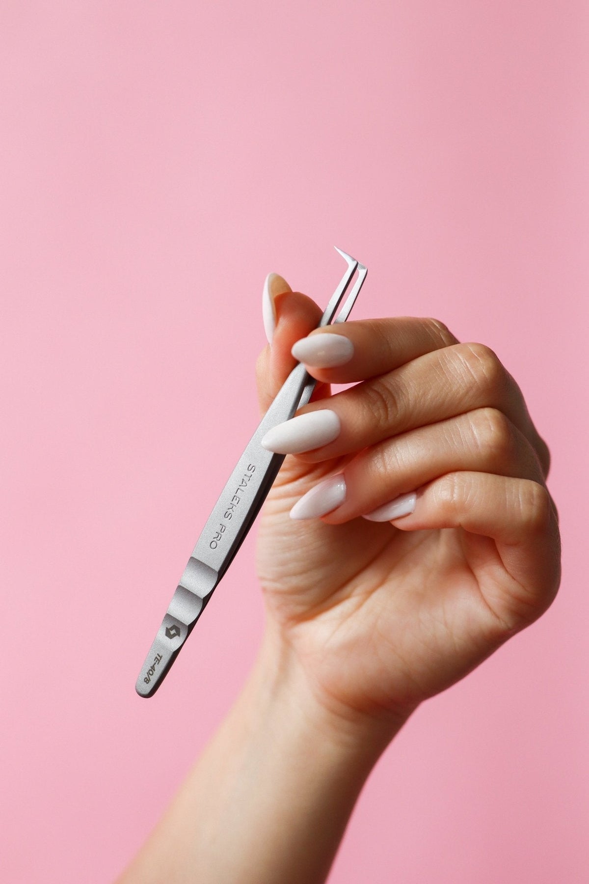 Pinzas Curvas Con Forma «Botita» EXPERT 40 TYPE 8 Staleks - Top PestañasStaleks