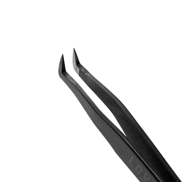Pinzas para pestañas NanoFiber Grace Elegante Black Lovely - Top PestañasLovely