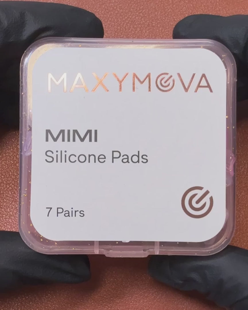 Moldes de silicona para pestañas MIMI, ideales para técnicas asiáticas y de fusión - 7 pares Maxymova