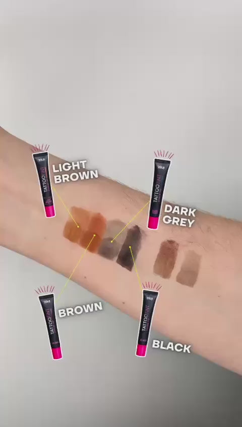 ZOLA TATTOO TINTE, No requiere oxidante (Solo tinta la piel hasta 7 días)