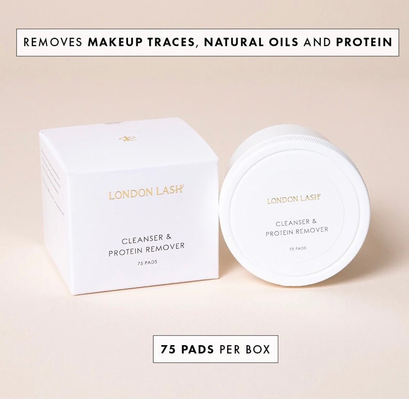 PROTEIN REMOVING PADS/CLEANSER - 75 PADS “London lash pro” - Top PestañasLondon Lash Pro