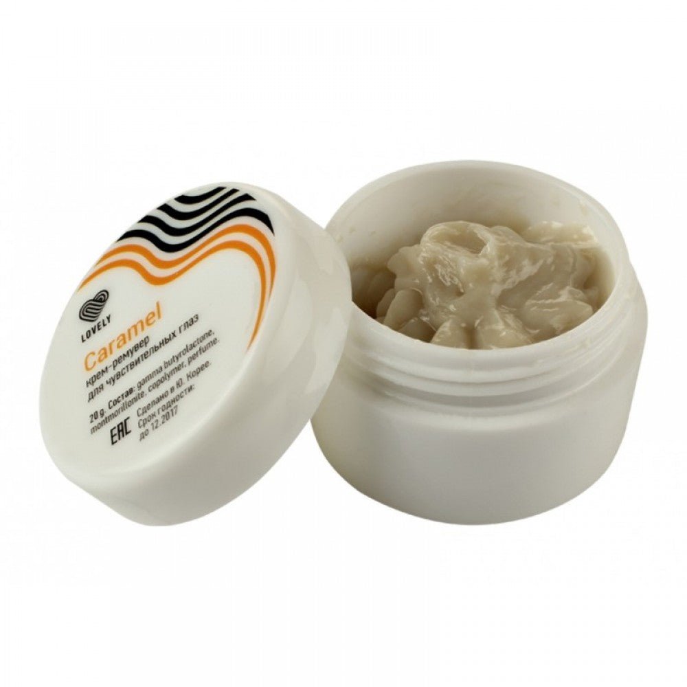 Remover (removedor) en crema Lovely "Caramel" 15g - Top PestañasLovely
