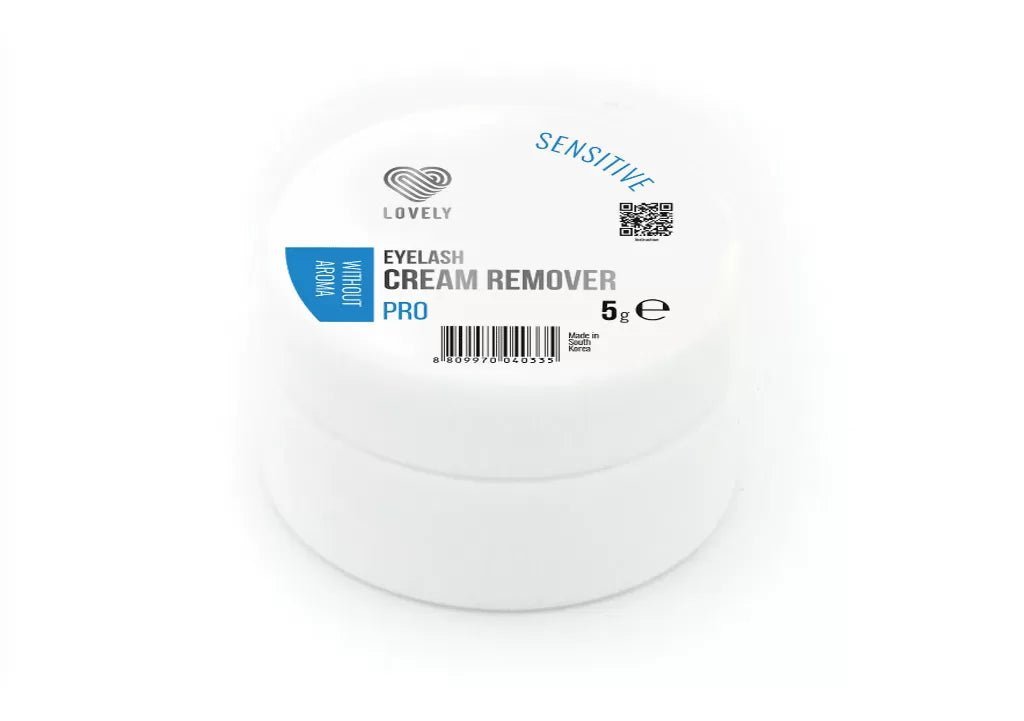 Remover (removedor) en crema Lovely "Sensitive" 5g - Top PestañasLovely