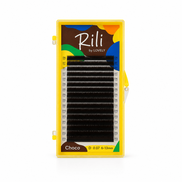 “Rili Choco”, Marrones 16 filas - Top PestañasLovely