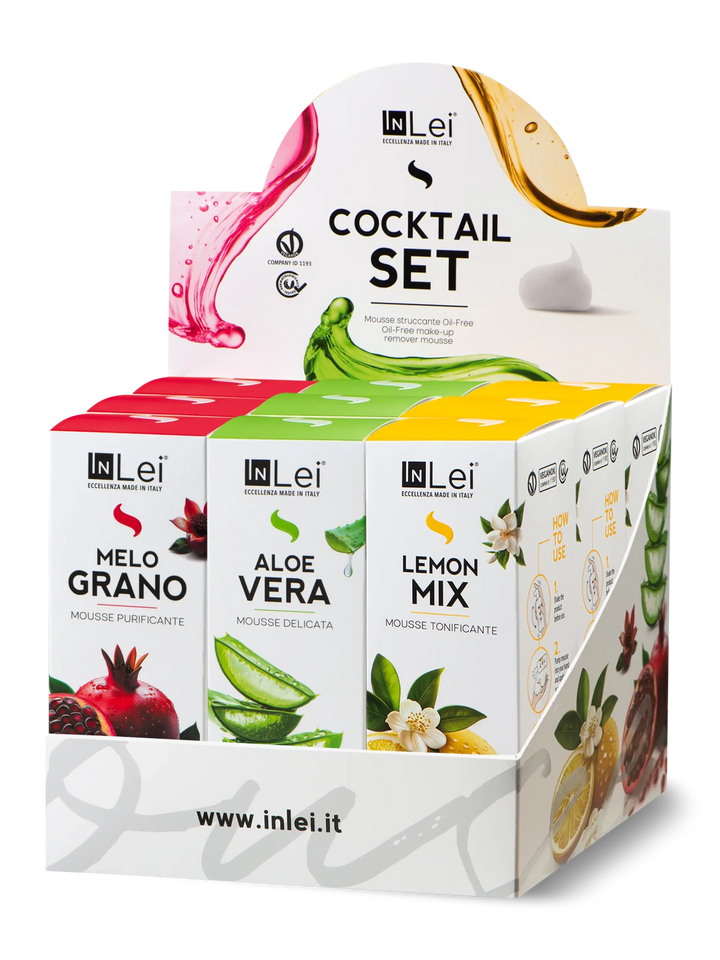 Set Cóctel InLei – Desmaquillantes para Pestañas, Cejas y Rostro 100ml - Top PestañasInLei