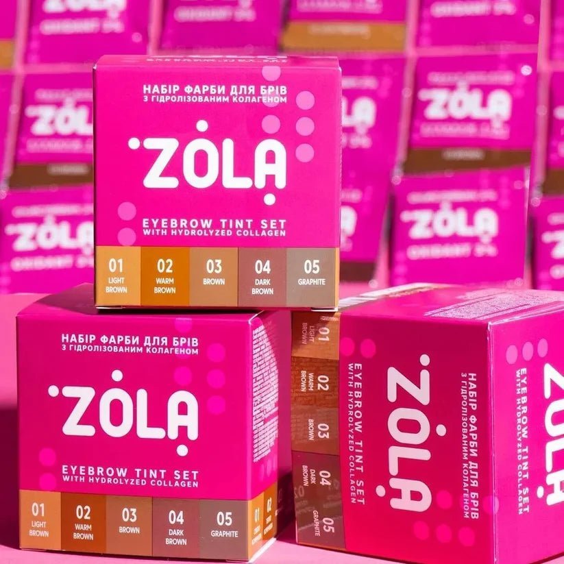 SET MINI DE TINTES + OXIDANTE “Zola” (5 sobres tinte + 5 sobres oxidante) - Top Pestañaszola