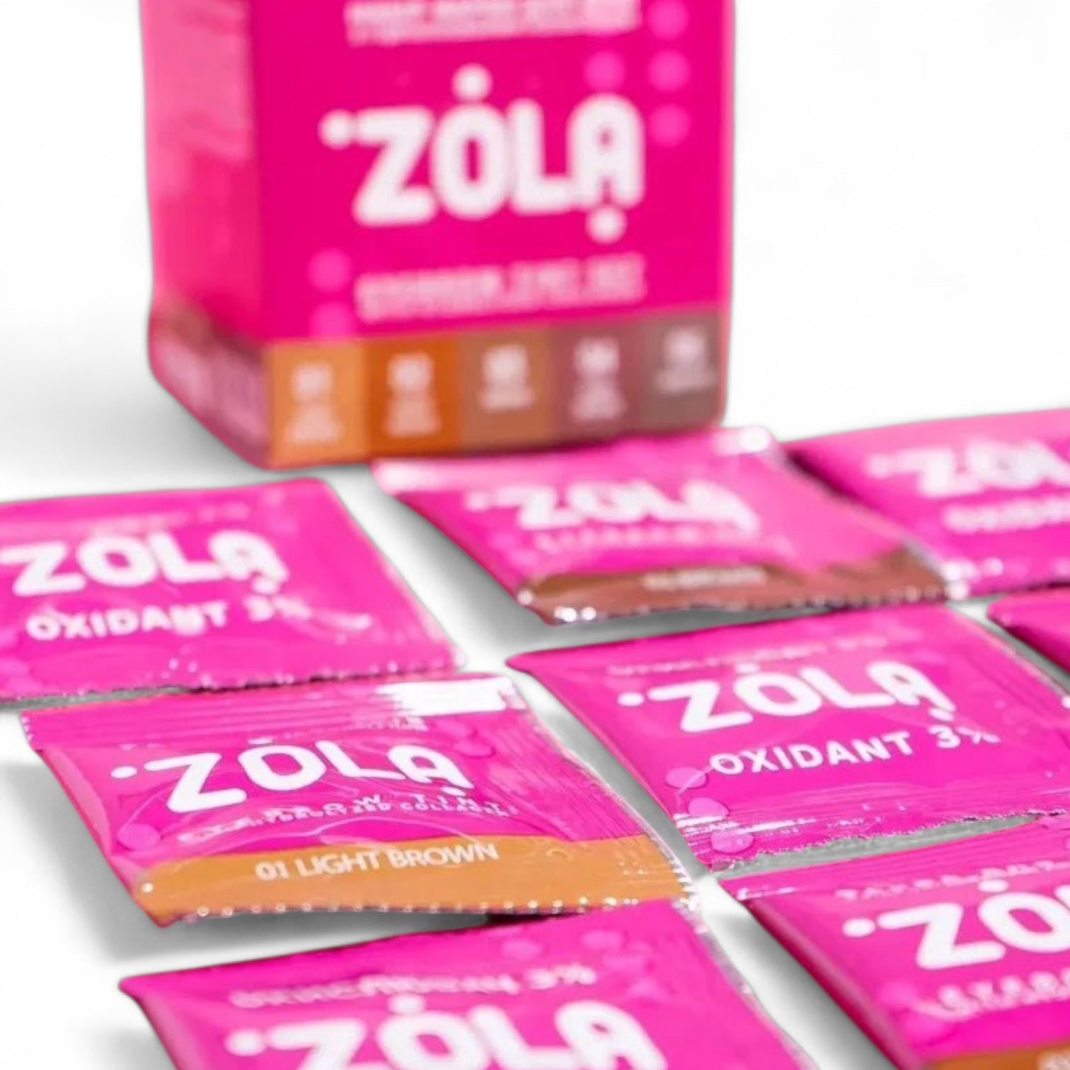 SET MINI DE TINTES + OXIDANTE “Zola” (5 sobres tinte + 5 sobres oxidante) - Top Pestañaszola