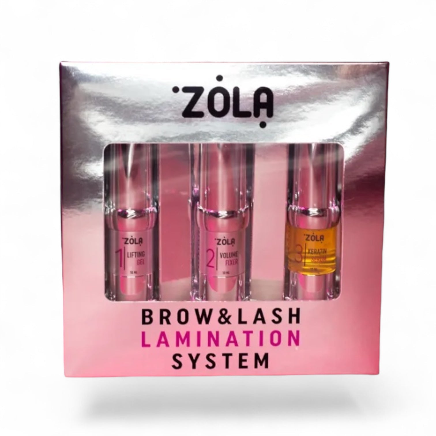 SISTEMA DE LAMINACIÓN DE CEJAS Y PESTAÑAS ZOLA. KIT PLATEADO. TGA (6 - 13 minutos) - Top Pestañaszola