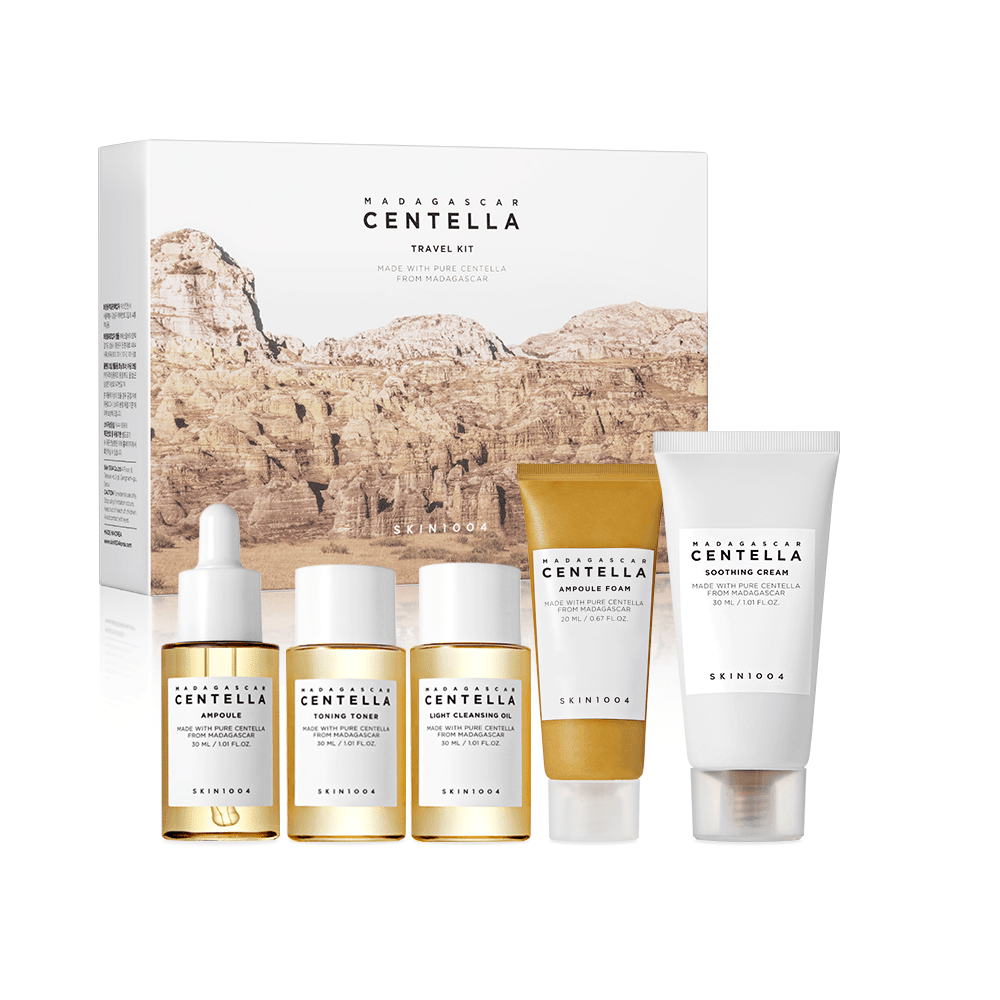 SKIN1004 Madagascar Centella Travel Kit — kit facial de viaje - Top PestañasKorean Beauty