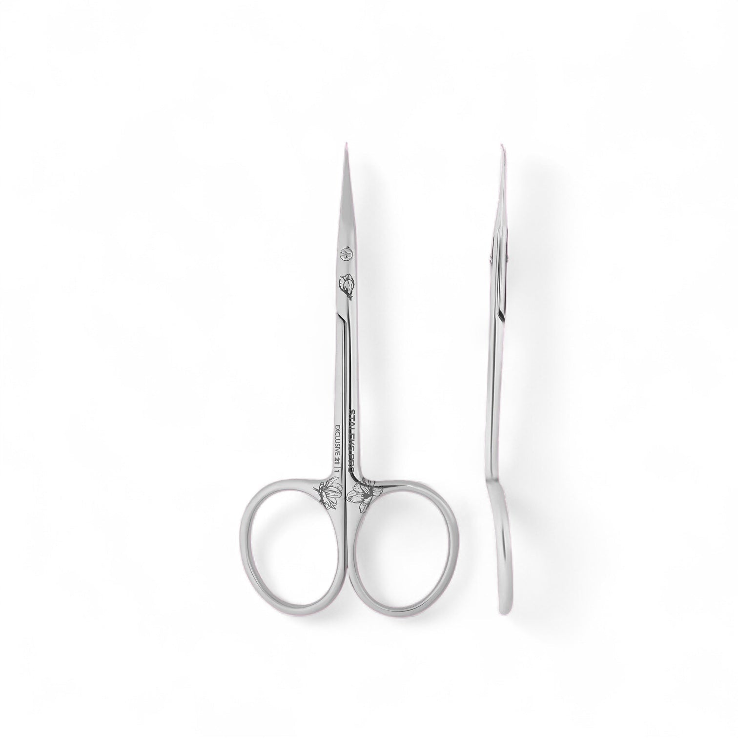 Tijeras profesionales con ganchito para cutícula EXCLUSIVE 21 TYPE 1 - Top PestañasStaleks