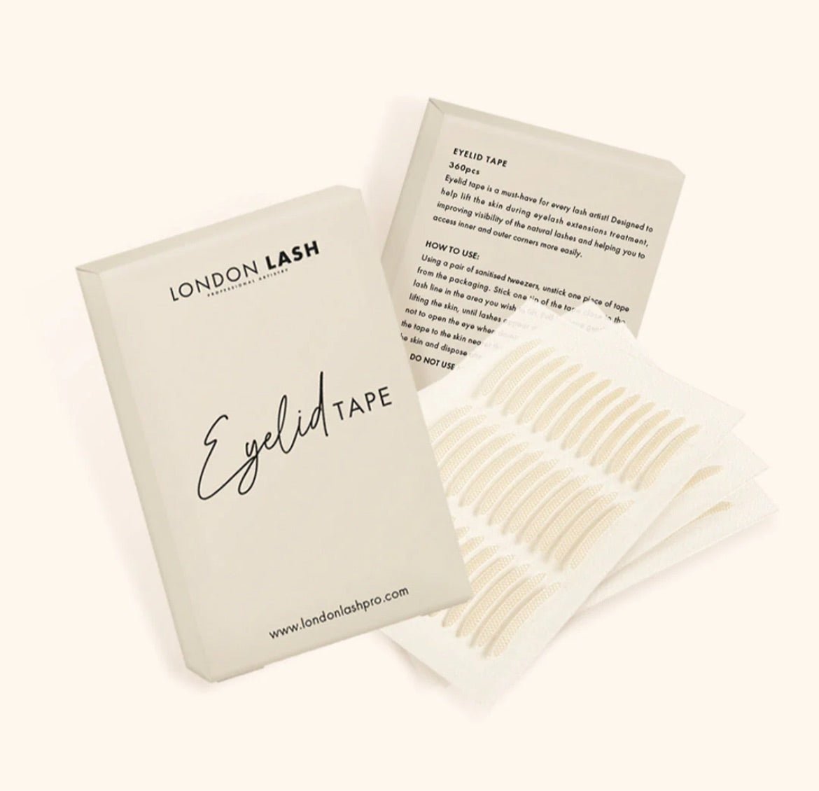 Tiras "Eyelid tape. London lash pro" (360/caja). - Top PestañasLondon Lash Pro