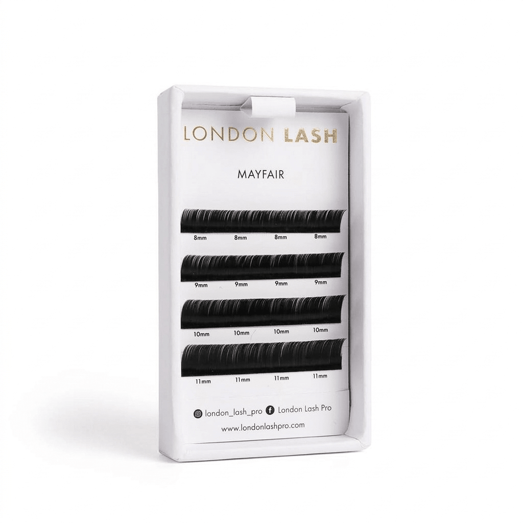 Volumen ruso “Mayfair mink” sample size (4 filas de muestra) - Top PestañasLondon Lash Pro